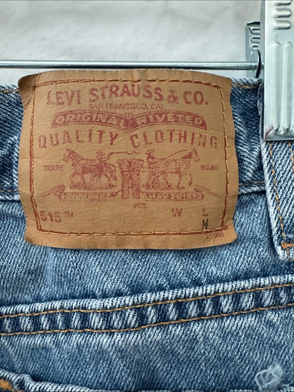 Levis Vintage 2002 Y2K 515 Blue Bootcut Jeans - Picture 5 of 7